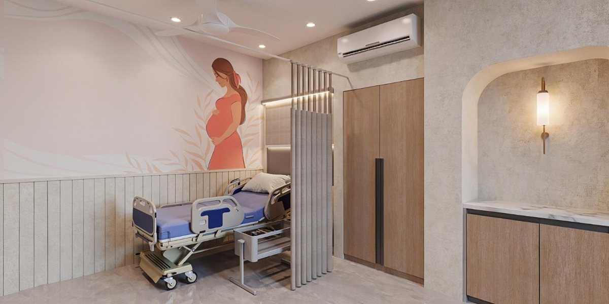Special patient room at Arkkaya Women's Hospital, Visnagar