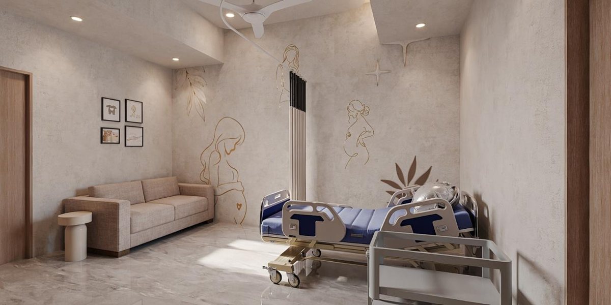 Deluxe suite at Arkkaya Women's Hospital, Visnagar