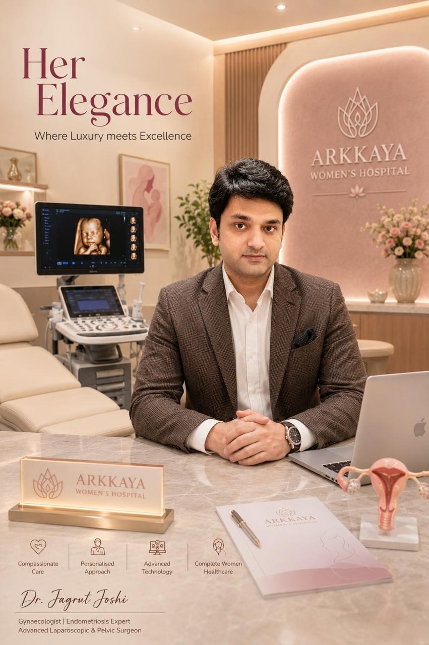 Dr. Jagrut Joshi, Advanced Laparoscopic & Pelvic Surgeon, Arkkaya Women's Hospital, Visnagar